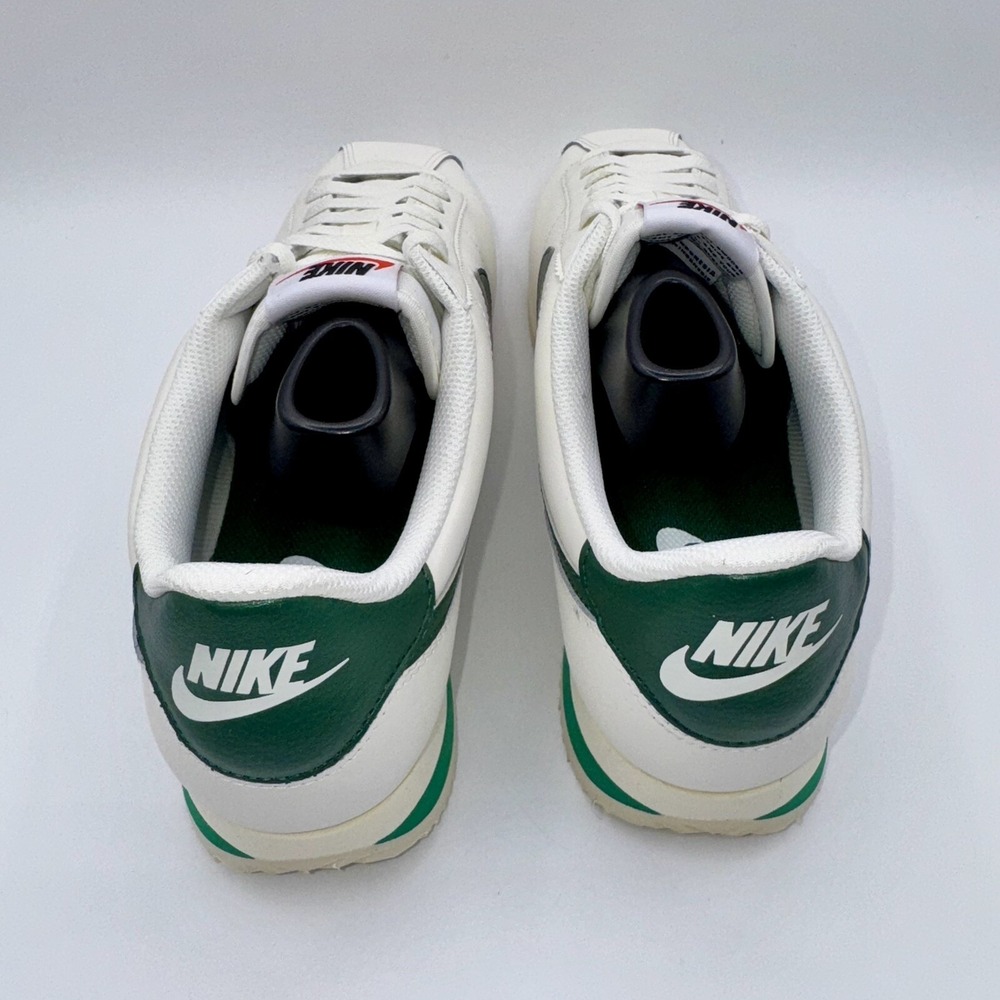Nike Cortez Sneakers Men's Size 10.5 Women's Size 12 Gorge Green Leather White - Picture 12 of 14